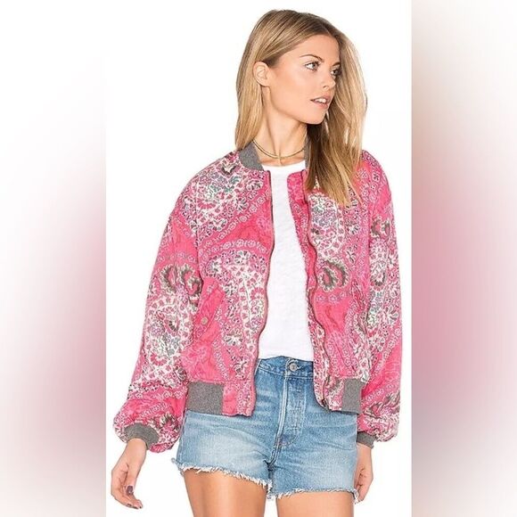 Free People Bomber Jacket - Picture 1 of 4
